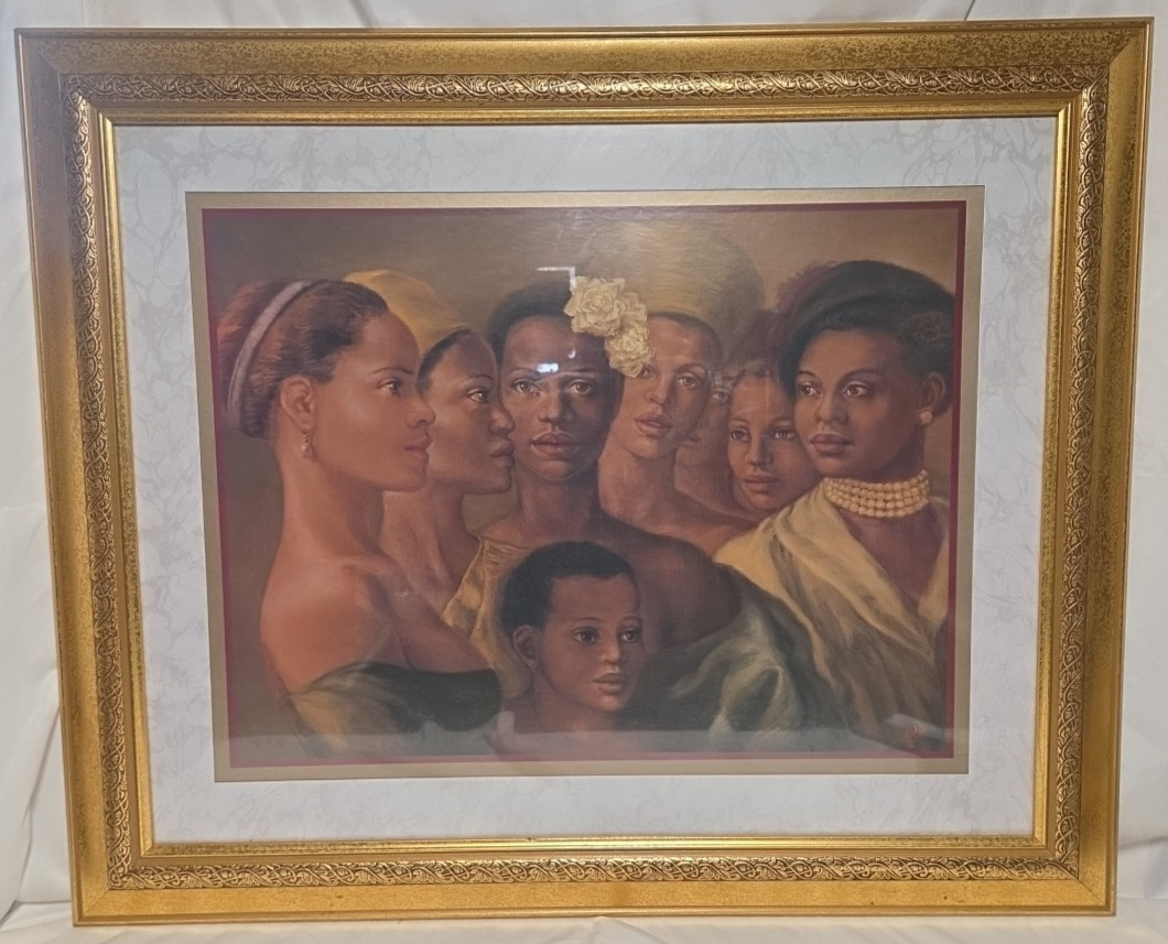 Tim Ashkar "The Beauty of Color" Signed Framed Print, 1992