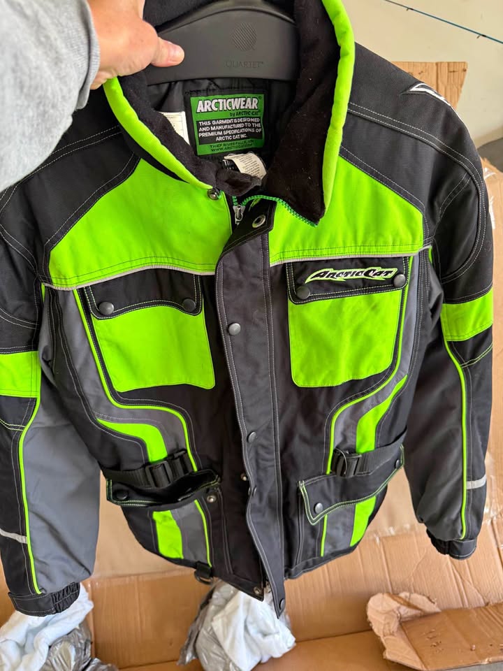 Arctic Cat Arcticwear Women's Snowmobile Jacket, Green/Black, Size M